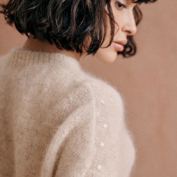 Sezane Ludivine Jumper in Silver size XS - Picture 4 of 10